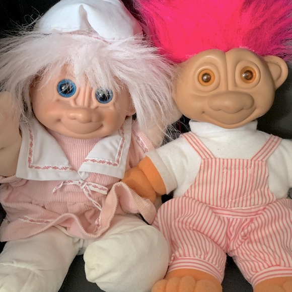 VINTAGE 80s Trolls by Russ (large, plush) - Picture 1 of 4